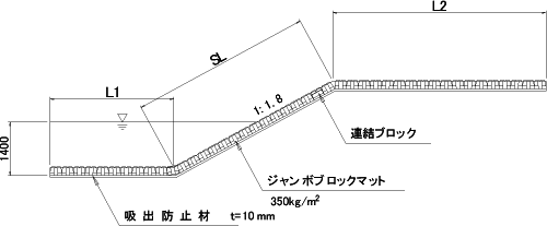 断面図（下流側）